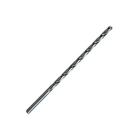 Champion Cutting Tool 15/32in 1200 HSS Longboy Drill, Straight Shank, 118 deg, 9in Flute Length, 12in OAL, Bright Finish CHA 1200-15/32